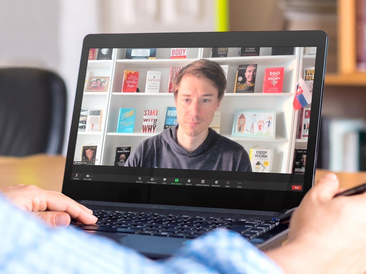 Workshop preview on a laptop screen